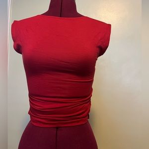 Nasty Gal NWT Cut Out Back Top